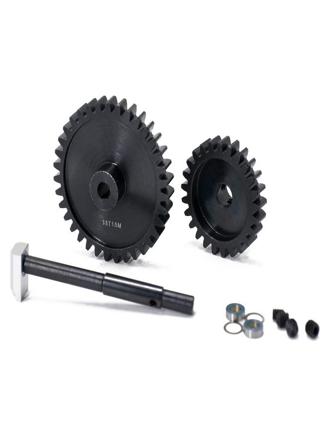 ZLiT RC Car Gear Kit for Traxxas1/5,Harden Steel Gears for Traxxas 1/5 X-MAXX XRT 1.5M 20T-25T-30T-35T Crawler Car Large Transmission Gear Part (30T+30T) - Image 4